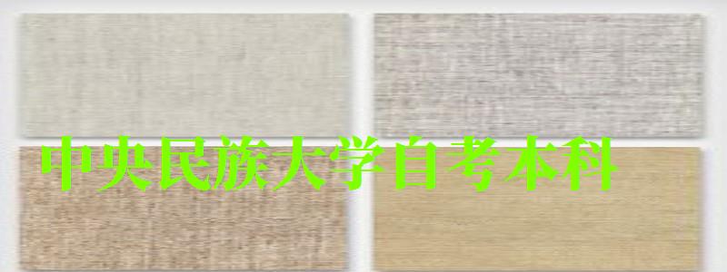 中央民族大學自考本科(中央民族大學自考本科專業) 中央民族大學自考本科,中央民族大學自考本科專業(圖1)